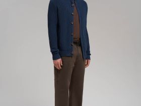 Кардиган прямого кроя из хлопка