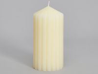 Свеча Огонь/Fuoco, слоновая кость