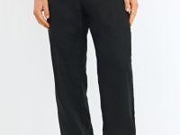 Брюки изо льна, Черный