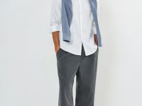 Классическая рубашка из хлопка, Белый