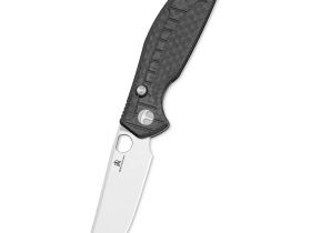 Складной нож Bestechman Angry Owl, сталь D2, рукоять черный карбон