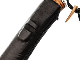 Авторский нож Сокол, сталь мозаичный дамаск, подарочная шкатулка