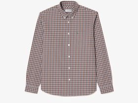 Мужская рубашка Lacoste стандартного кроя в клетку