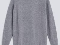 Джемпер прямого силуэта с округлым вырезом