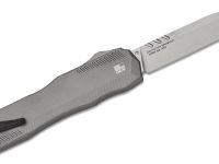 Фронтальный автоматический нож Kershaw Livewire Tanto, сталь MagnaCut, рукоять алюминий, серый