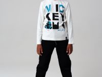 Фуфайка трикотажная для мальчиков (футболка с длинными рукавами)