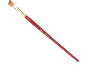 Кисть синтетика №6 скошенная Pinax "Oro Rosso 758" короткая ручка