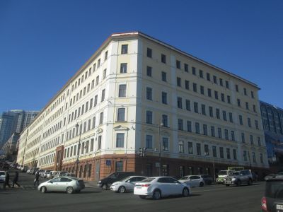 Здание, в котором в 20-х годах жил и работал известный деятель ВКП(б) и Советского государства Я.Б. Гамарник