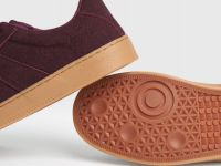 Кеды из искусственной замши, Фиолетовый