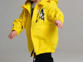 Куртка детская текстильная с полиуретановым покрытием для мальчиков (ветровка)