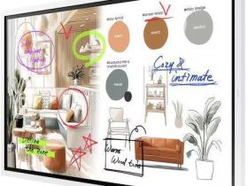 Монитор Samsung 55" WM55FX Flip светло-серый