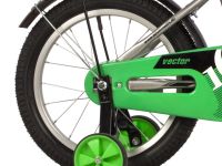 Детский велосипед Novatrack Vector 16, год 2022, цвет Фиолетовый