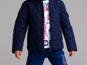 Куртка текстильная с полиуретановым покрытием для мальчиков (ветровка)