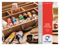 Альбом-склейка для акрила Talens "Van Gogh" 24х32 см 10 л 370 г