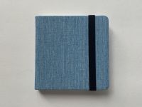 Скетчбук для акварели Potentate "Джинс" LX-12 12х12 см 24 л 300 г хлопок, с резинкой