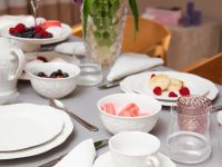 Тарелка Белое тиснение/Emboss White I