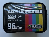 Набор маркеров акриловые Languo Directly Liquid, с улучшенными чернилами, 96 шт