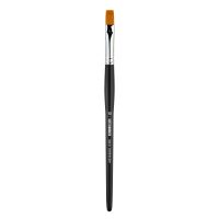 Кисть синтетика мягкая №10 плоская Sketchmarker "342" ручка короткая