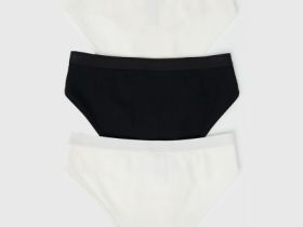 Трусы для девочек, 3 шт., Белый