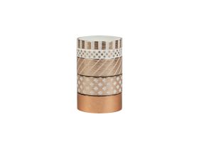 Набор клейких декоративных лент MESHU "Shiny pattern", 5 шт
