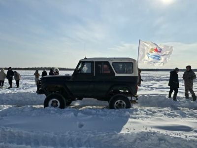 В Якутии ветеран СВО принял участие в снежных гонках