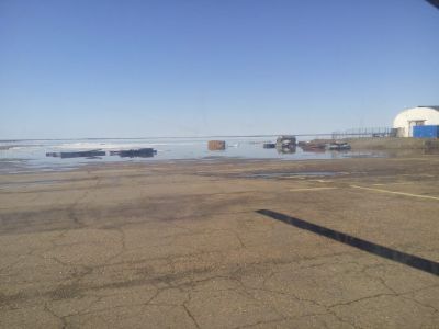 У села Походск ожидается понижение уровня воды