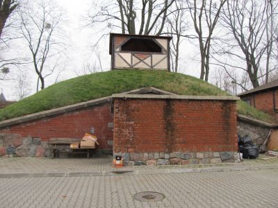 Бастион "Обертайх": казематированный траверс