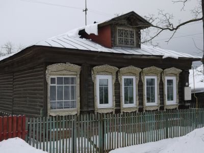 Дом, в котором жил и работал народный художник РСФСР Вакуров Иван Петрович (1885-1968 гг.) - один из основоположников искусства советского Палеха