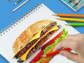 Скетчбук для рисования и графики Acmeliae 16K 260х187 мм 30 л 150 г, для карандашей и угля