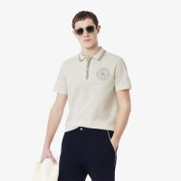 Мужское поло Lacoste из органического хлопка