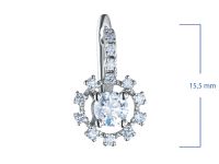 Серьги из белого золота э4712сг06090100_white