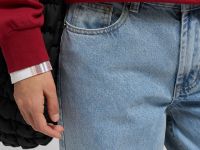 Джинсы широкого кроя