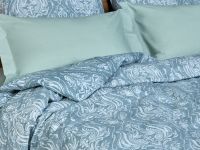 Постельное белье Damasco, голубое