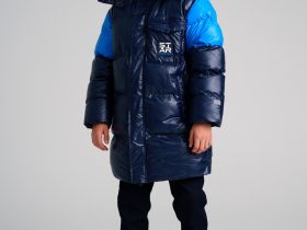 Пальто текстильное с полиуретановым покрытием для мальчиков