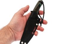 Нож Pocket Wolf Мини Тактик, сталь K340, рукоять микарта, зеленый