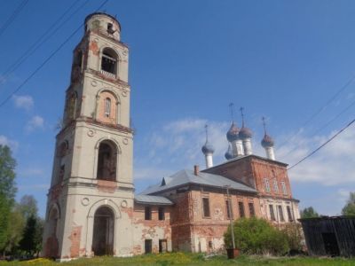 Церковь Николая Чудотворца и Владимирской иконы Богородицы с колокольней