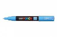 Маркер UNI "POSCA" PC-1M, 0,7 мм, наконечник пулевидный, цвет голубой