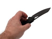 Раскладной нож Mr.Blade Wyvern Wharncliffe, сталь AUS-8, рукоять FRN, черный