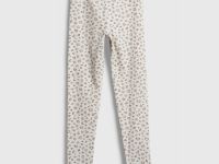 Легинсы с принтом для девочек, Бежевый