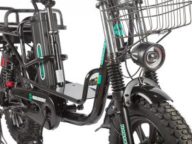 Электровелосипед Gelbert Khan Monster 2, год 2025, цвет Черный