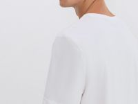 Футболка с V-вырезом, Белый