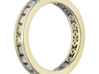 Классическое кольцо из желтого золота с бриллиантами э0301кц12093600