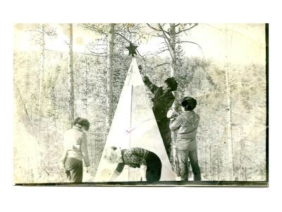 Обелиск на месте, где расстреляны 7 борцов за власть Советов