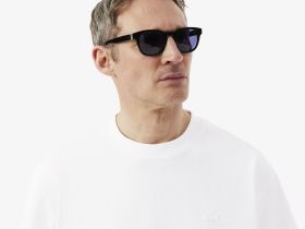 Мужская хлопковая футболка Lacoste