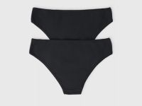 Классические трусы-брифы, 2 шт., Черный