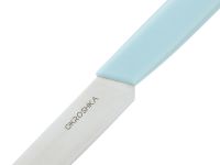 Нож кухонный для стейка Okroshka Salad 12 см, сталь 5cr15mov, рукоять пластик, голубой