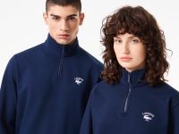 Свитшот Lacoste Unisex с застежкой-молнией с высоким воротом