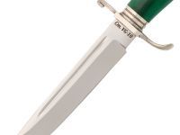 Нож Финка НКВД, сталь VG-10, рукоять акрилат зеленый