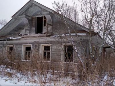 Флигель с мезонином усадьбы купца Бычёнкова в селе Бережное