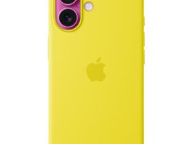 Клип-кейс Apple Silicone с MagSafe для Apple iPhone 16 Жёлтый